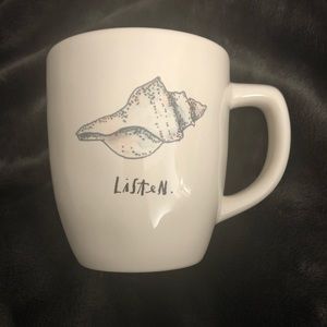 Rae Dunn Listen Shell Mug
